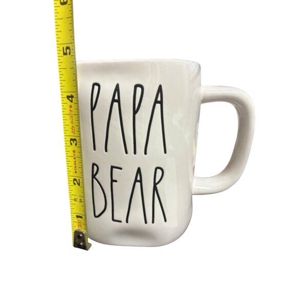 Rae Dunn PAPA BEAR Ceramic Coffee Mug #202 Magenta Artisan Collection 24 oz #t - Picture 6 of 9